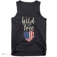 Wild And Free Usa Heart Tank Top thumb 0