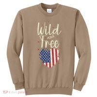 Wild And Free Usa Heart Sweatshirt thumb 0