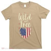 Wild And Free Usa Heart T-Shirt thumb 0
