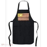 Waffle Bacon USA Flag Apron thumb 0