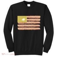 Waffle Bacon USA Flag Sweatshirt thumb 0