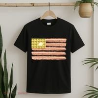Waffle Bacon USA Flag T-Shirt thumb 2