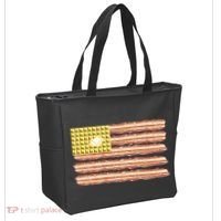 Waffle Bacon USA Flag Tote Bag thumb 2