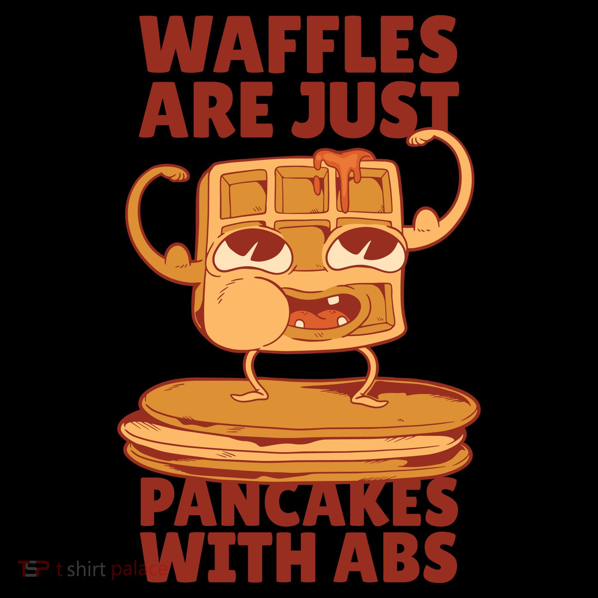 Waffles Are Just Pancakes With Abs Coffee Mug
