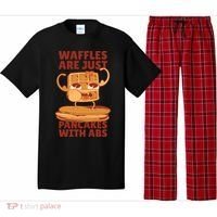 Waffles Are Just Pancakes With Abs Pajama Set thumb 0
