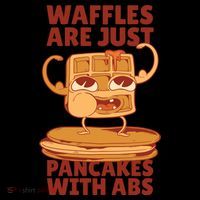 Waffles Are Just Pancakes With Abs Women's Tank Top thumb 5