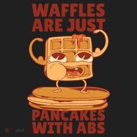 Waffles Are Just Pancakes With Abs Hat thumb 2