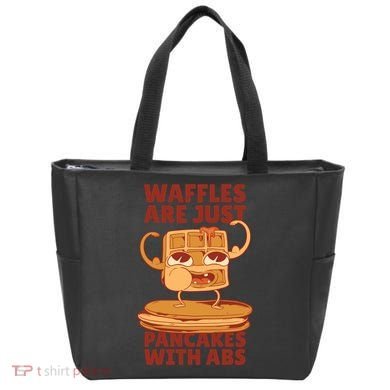 Waffles Are Just Pancakes With Abs Tote Bag