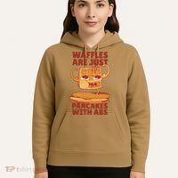 Waffles Are Just Pancakes With Abs Hoodie thumb 5