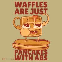 Waffles Are Just Pancakes With Abs Sweatshirt thumb 2