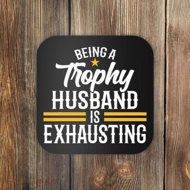 Wedding Anniversary Graphic For Husband Coaster