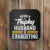 Wedding Anniversary Graphic For Husband Coaster thumb 0