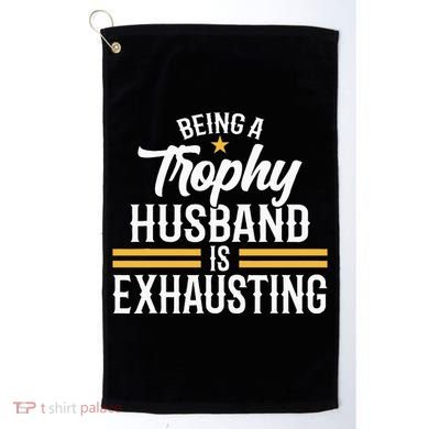 Wedding Anniversary Graphic For Husband Golf Towel