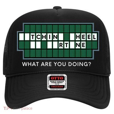 Wheel And Game Show Lovers, Fortune Word Puzzles Hat
