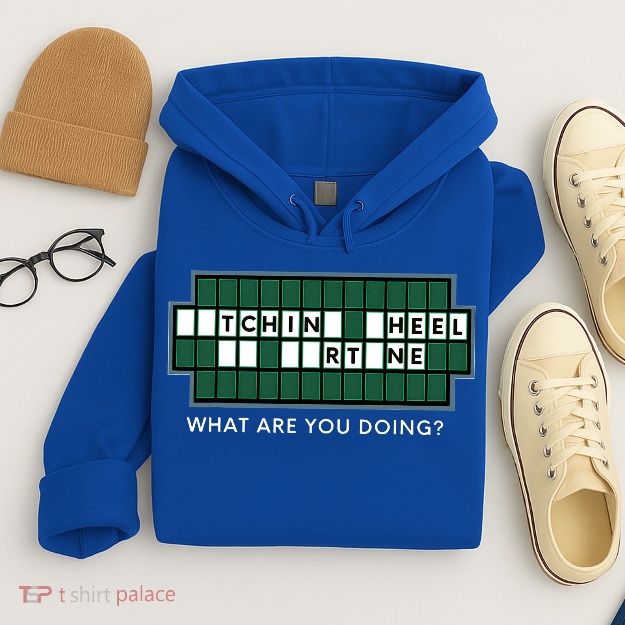 Wheel And Game Show Lovers, Fortune Word Puzzles Hoodie