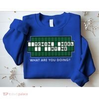 Wheel And Game Show Lovers, Fortune Word Puzzles Sweatshirt thumb 2