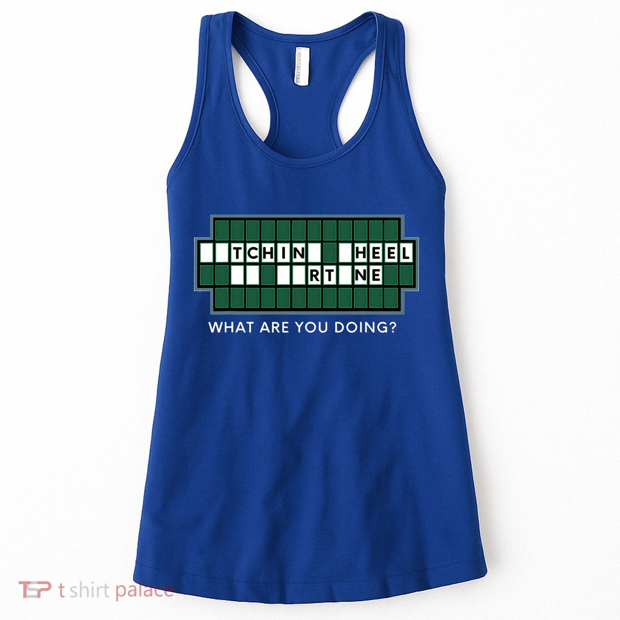 Wheel And Game Show Lovers, Fortune Word Puzzles Women's Tank Top