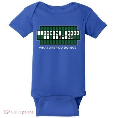 Wheel And Game Show Lovers, Fortune Word Puzzles Baby Bodysuit