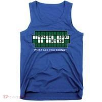 Wheel And Game Show Lovers, Fortune Word Puzzles Tank Top thumb 0