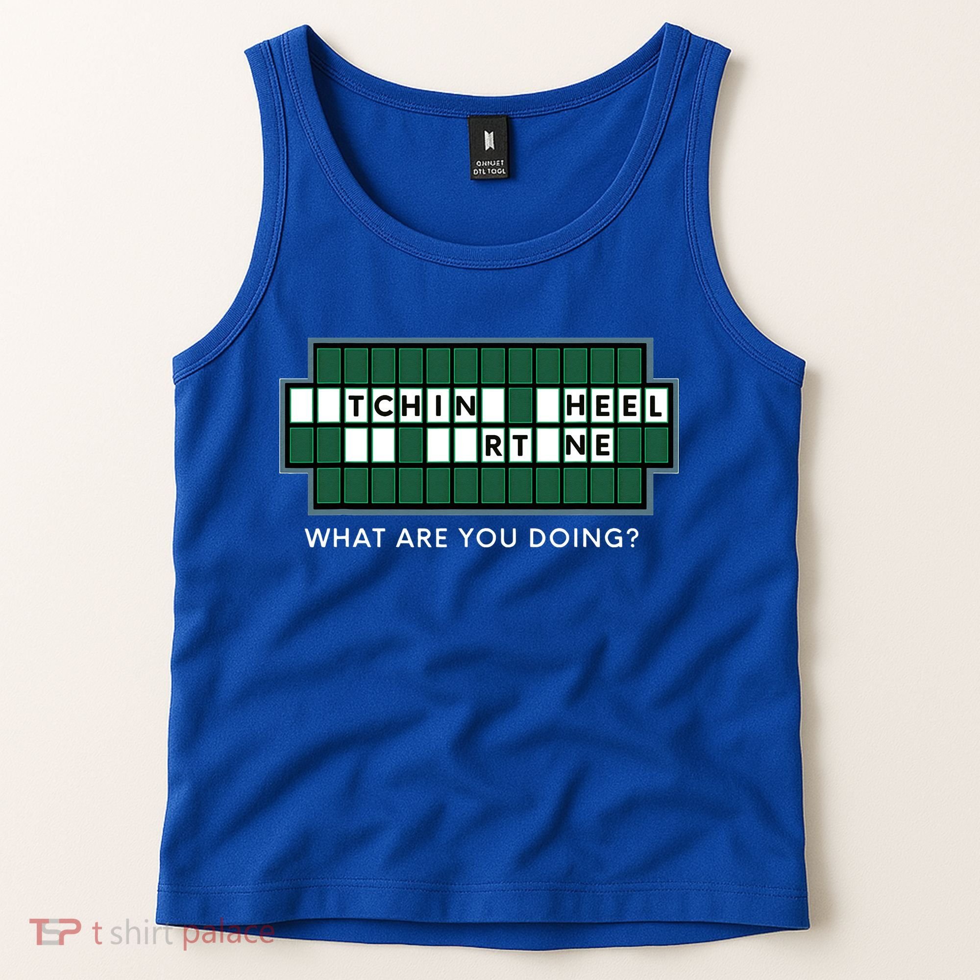 Wheel And Game Show Lovers, Fortune Word Puzzles Tank Top