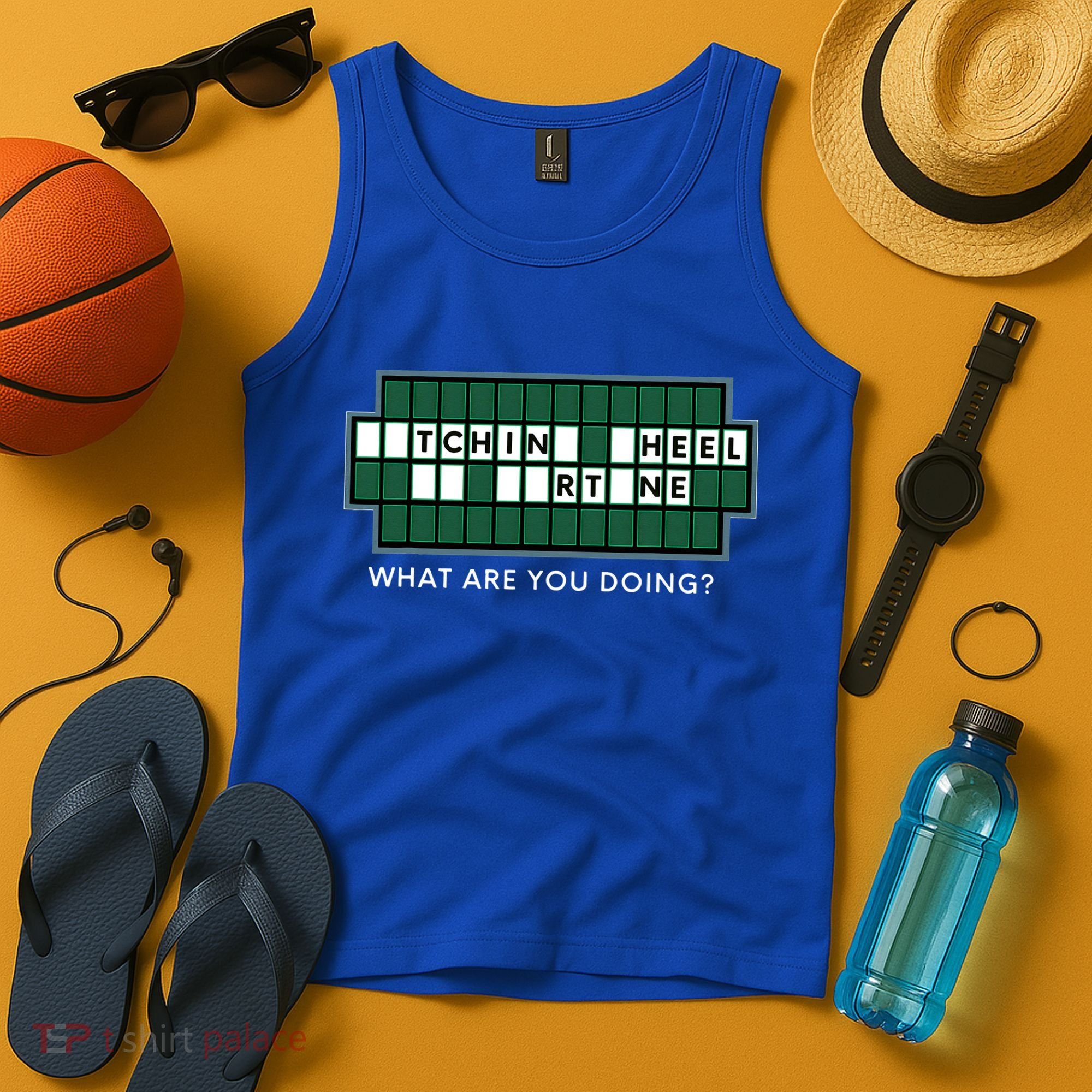 Wheel And Game Show Lovers, Fortune Word Puzzles Tank Top