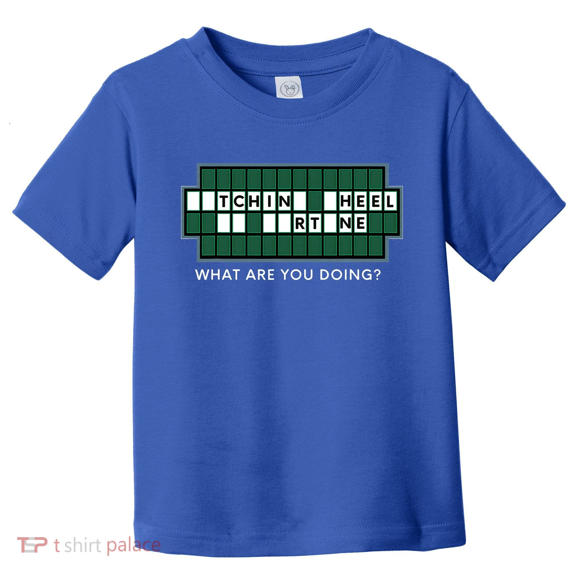 Wheel And Game Show Lovers, Fortune Word Puzzles Toddler T-Shirt