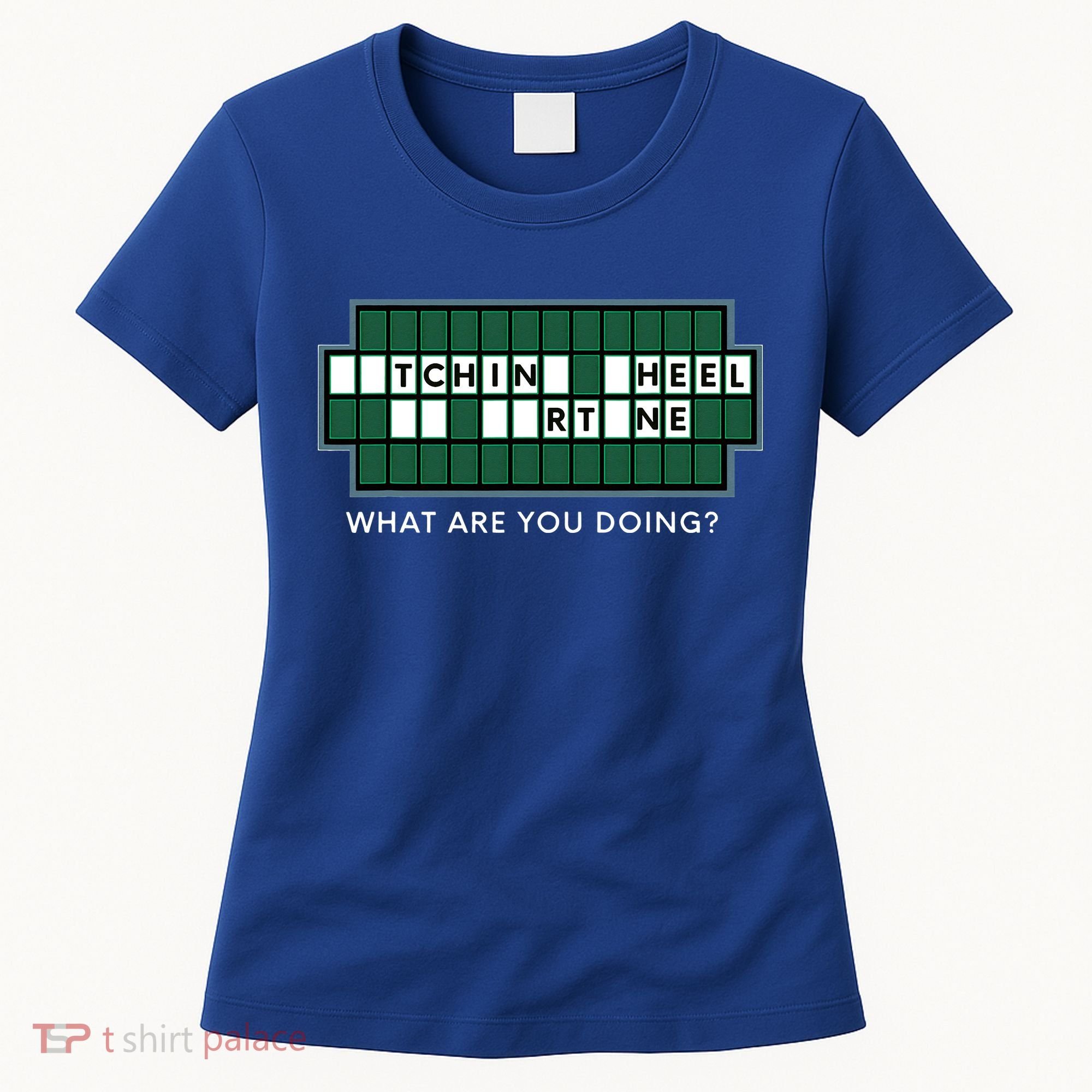 Wheel And Game Show Lovers, Fortune Word Puzzles Women's T-Shirt