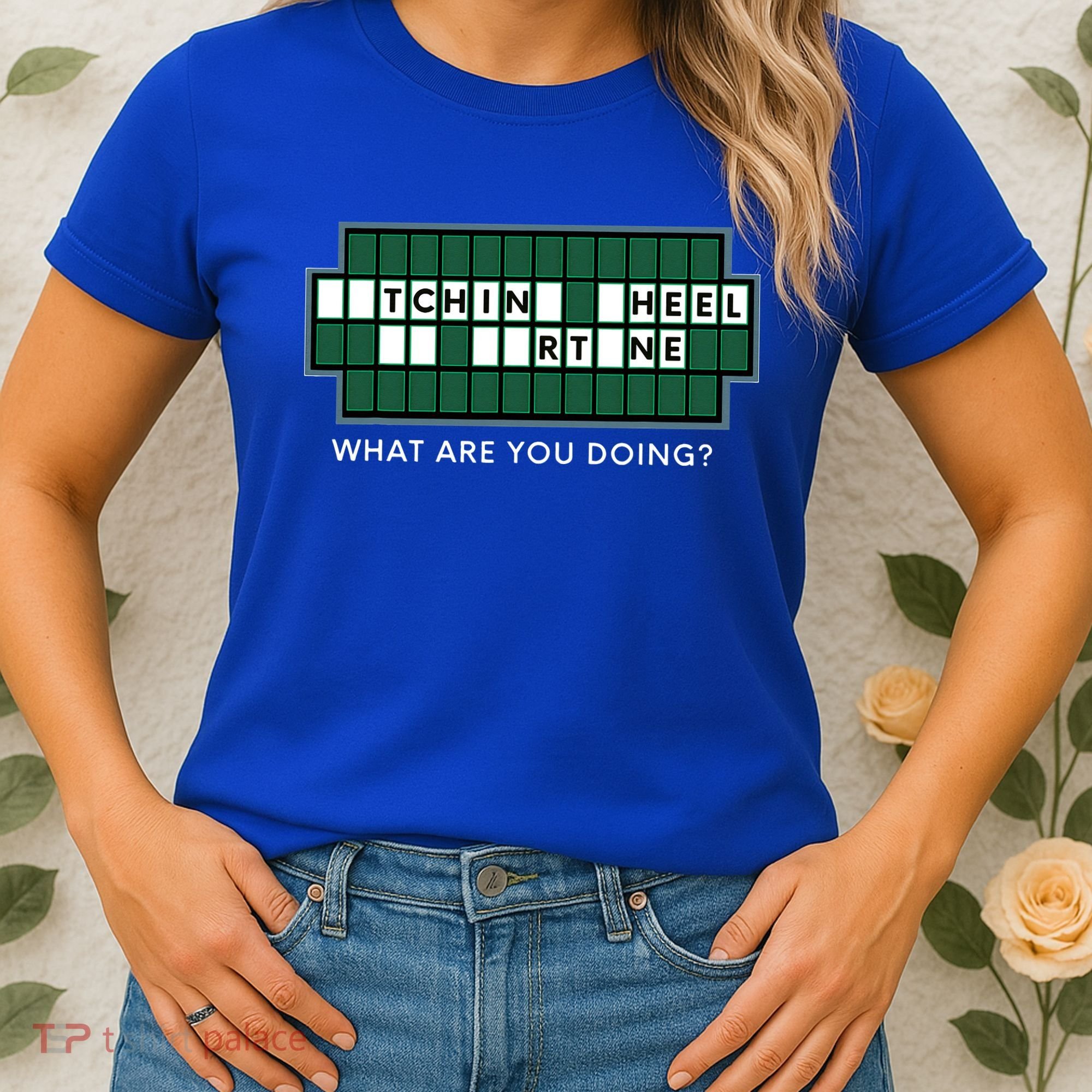 Wheel And Game Show Lovers, Fortune Word Puzzles Women's T-Shirt