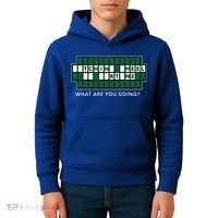 Wheel And Game Show Lovers, Fortune Word Puzzles Kids Hoodie thumb 4