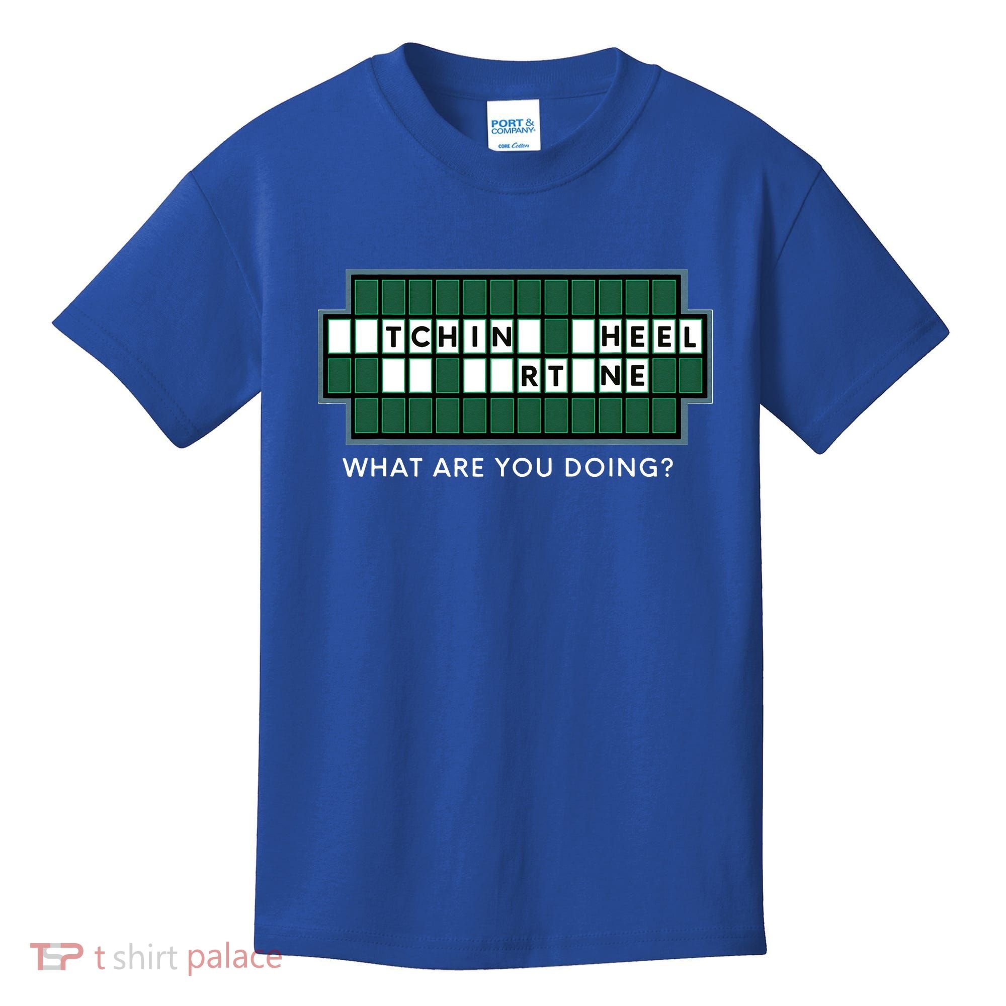 Wheel And Game Show Lovers, Fortune Word Puzzles Kids T-Shirt