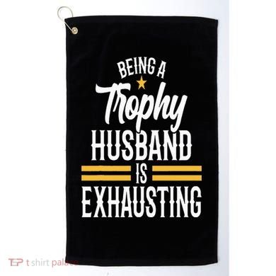 Wedding Anniversary Graphic for Husband Golf Towel