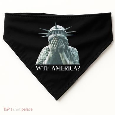 Wtf America Gift USA-Made Doggie Bandana
