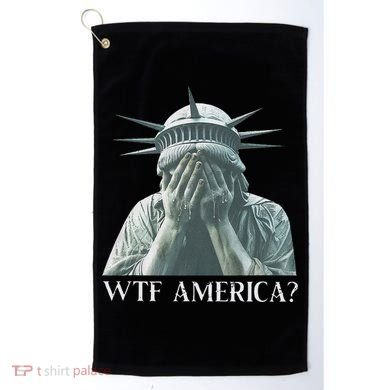 Wtf America Gift Golf Towel