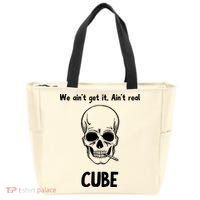 We Ain't Get It, Ain't Real CUBE Tote Bag thumb 0