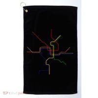 We Are Golden Together 50 Years 50th Wedding Anniversary Golf Towel thumb 0