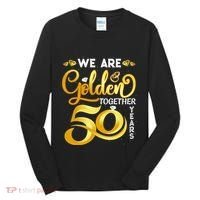 We Are Golden Together 50 Years 50th Wedding Anniversary Tall Long Sleeve Shirt thumb 0