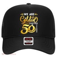 We Are Golden Together 50 Years 50th Wedding Anniversary Hat thumb 0