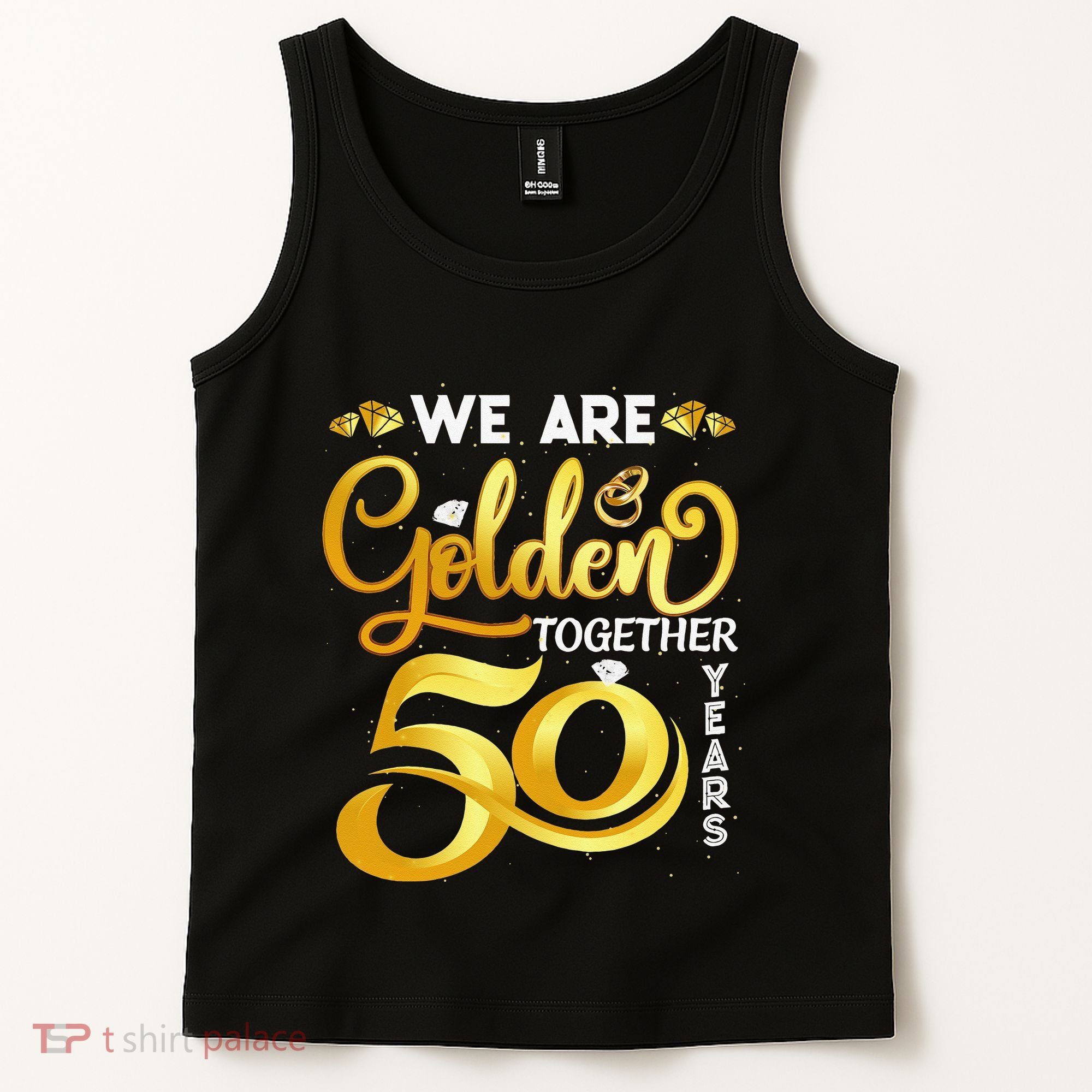 We Are Golden Together 50 Years 50th Wedding Anniversary Tank Top