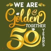 We Are Golden Together 50 Years 50th Wedding Anniversary The Baniff Cuffed Pom Beanie thumb 2