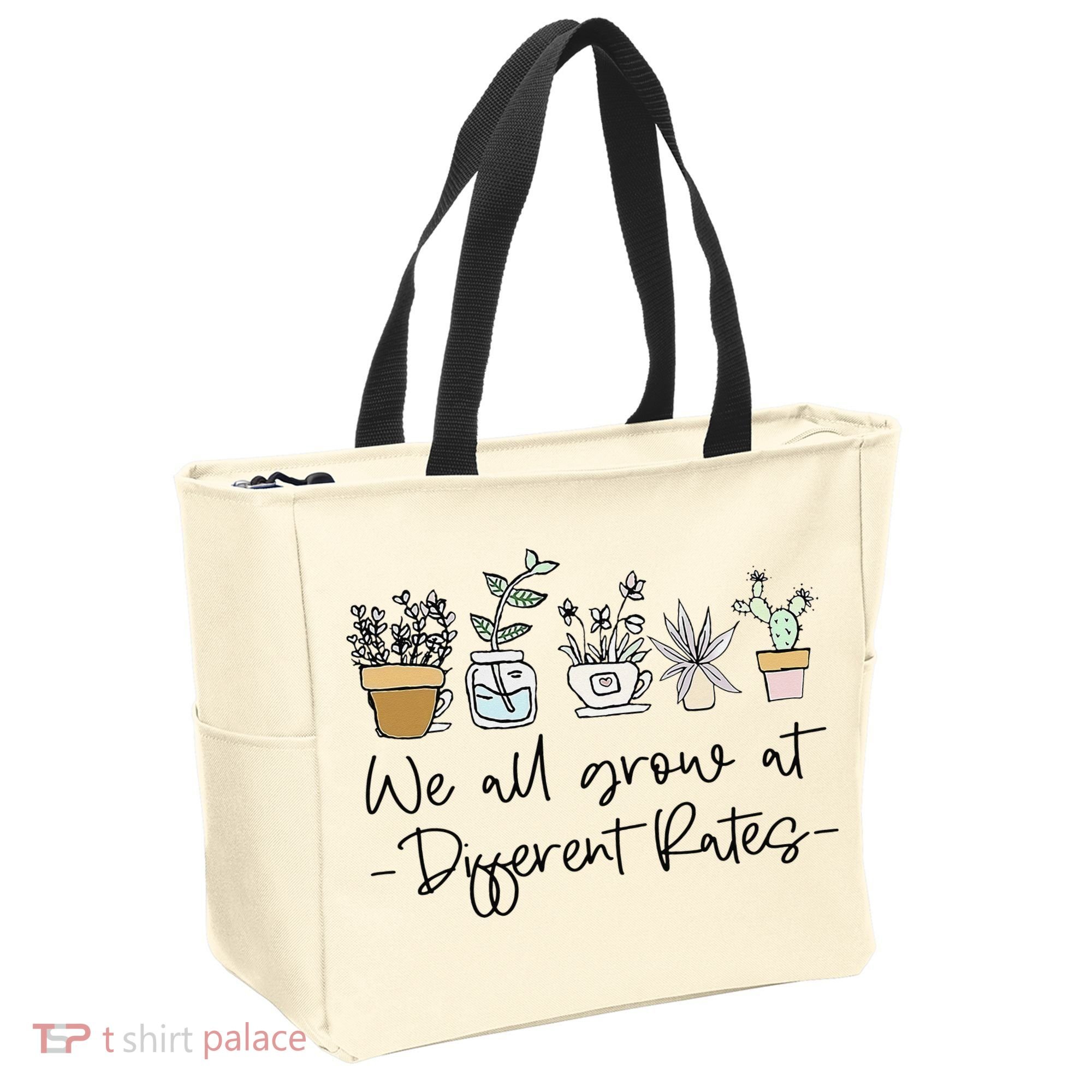 We All Grow At Different Rates Special Education Teacher Tote Bag