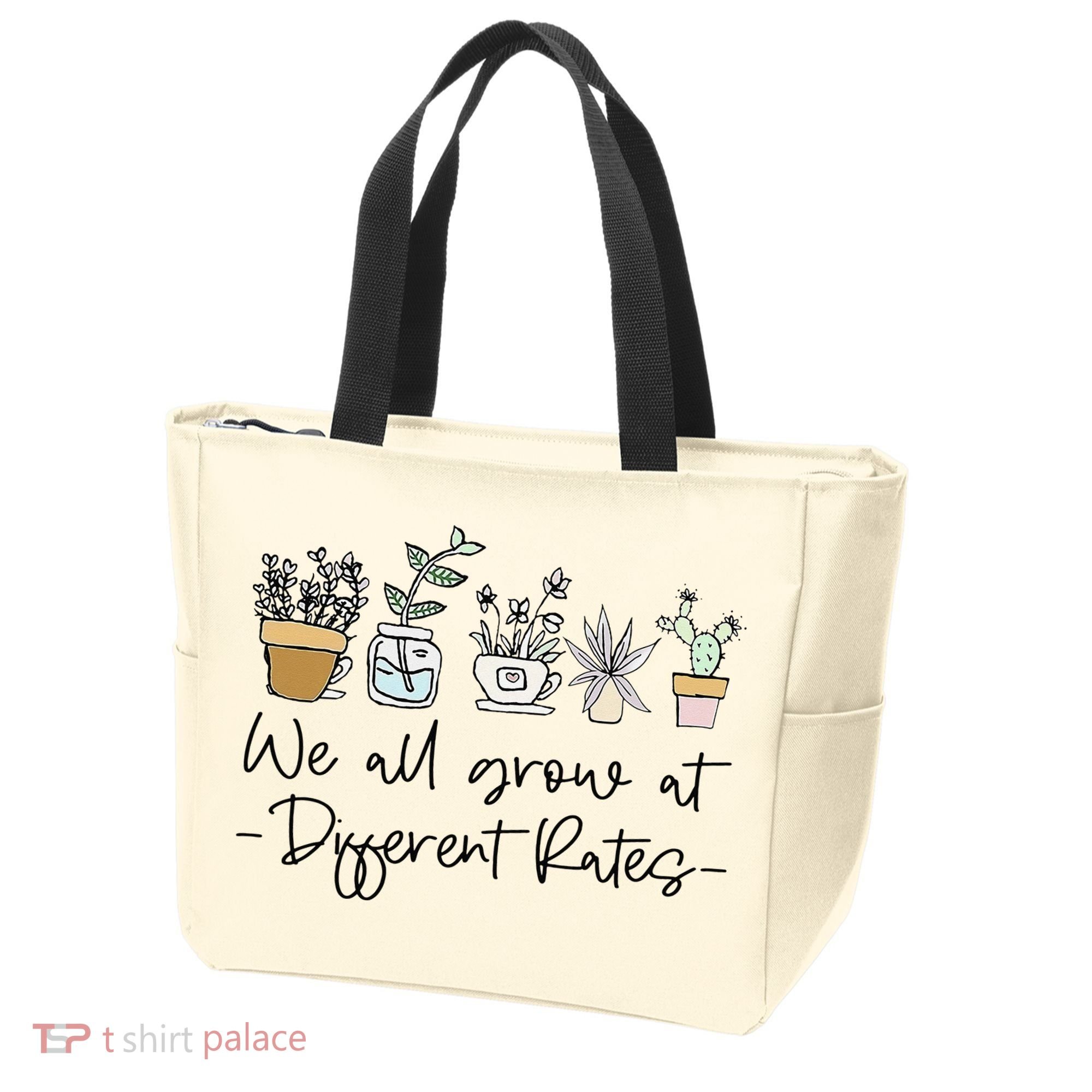 We All Grow At Different Rates Special Education Teacher Tote Bag