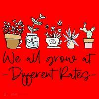 We All Grow At Different Rates Special Education Teacher Santa Hat thumb 1