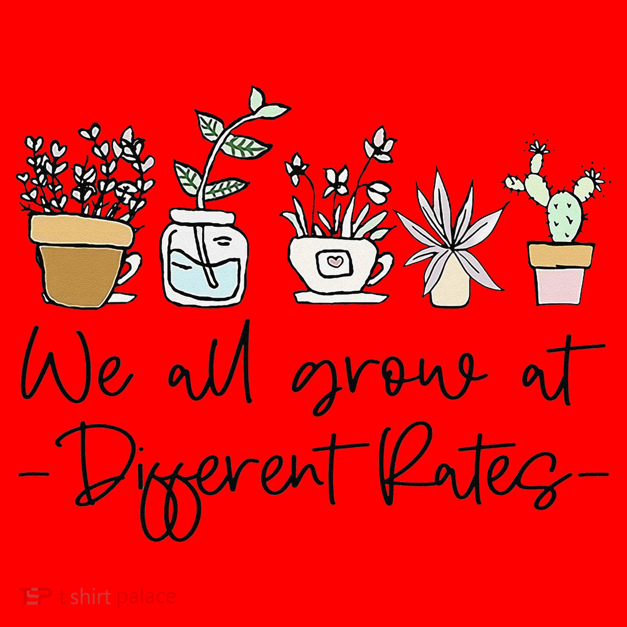 We All Grow At Different Rates Special Education Teacher Santa Hat