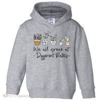We All Grow At Different Rates Special Education Teacher Toddler Hoodie thumb 0