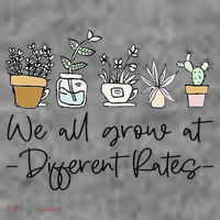 We All Grow At Different Rates Special Education Teacher Toddler Hoodie thumb 2