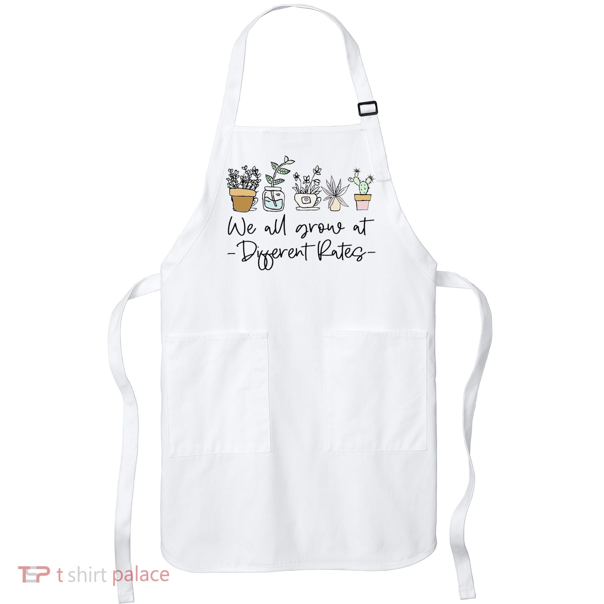 We All Grow At Different Rates Special Education Teacher Apron