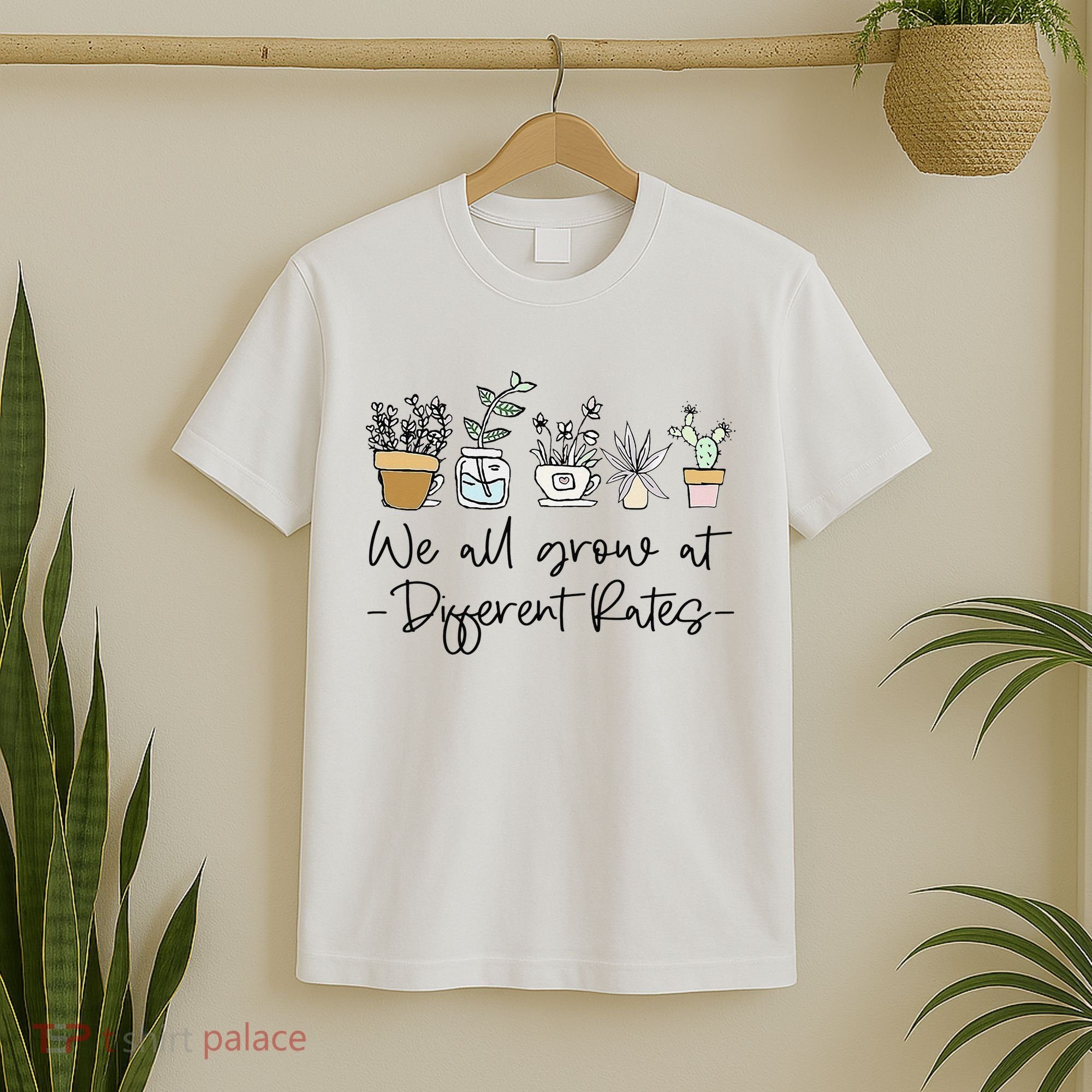 We All Grow At Different Rates Special Education Teacher T-Shirt