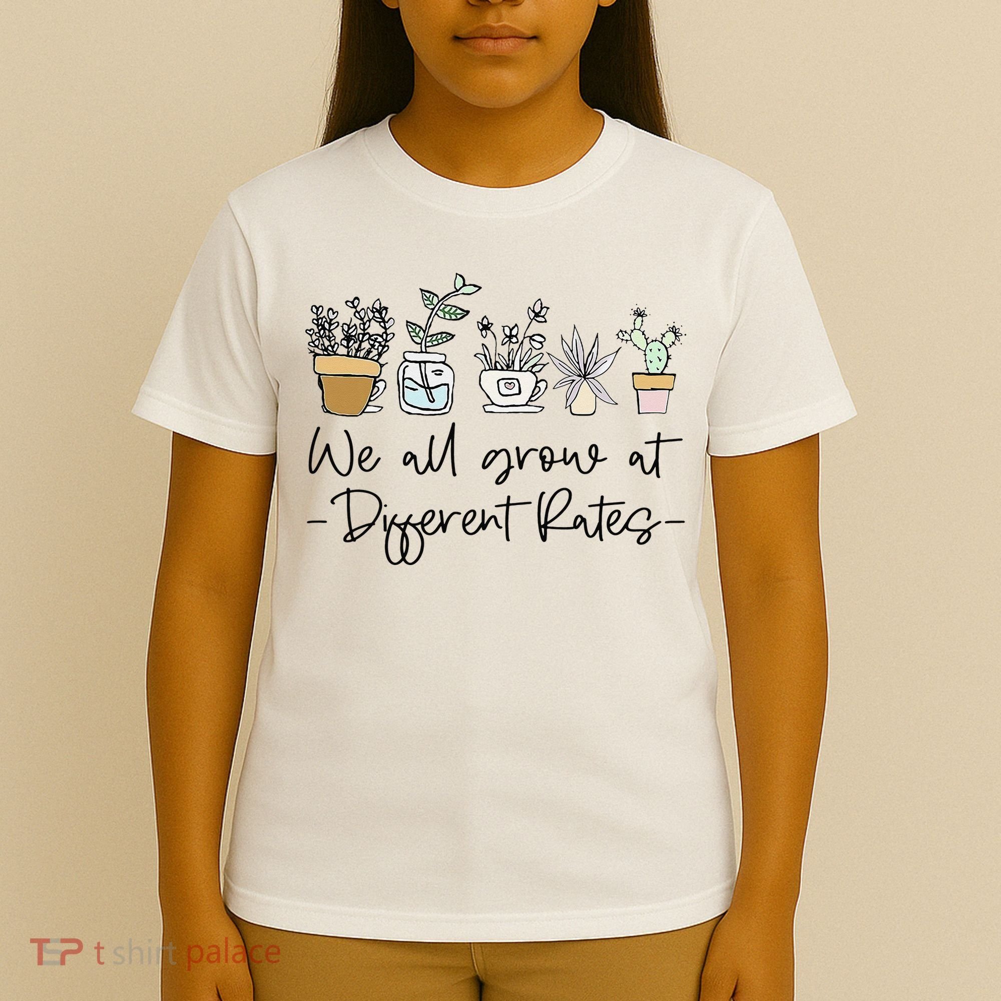 We All Grow At Different Rates Special Education Teacher T-Shirt