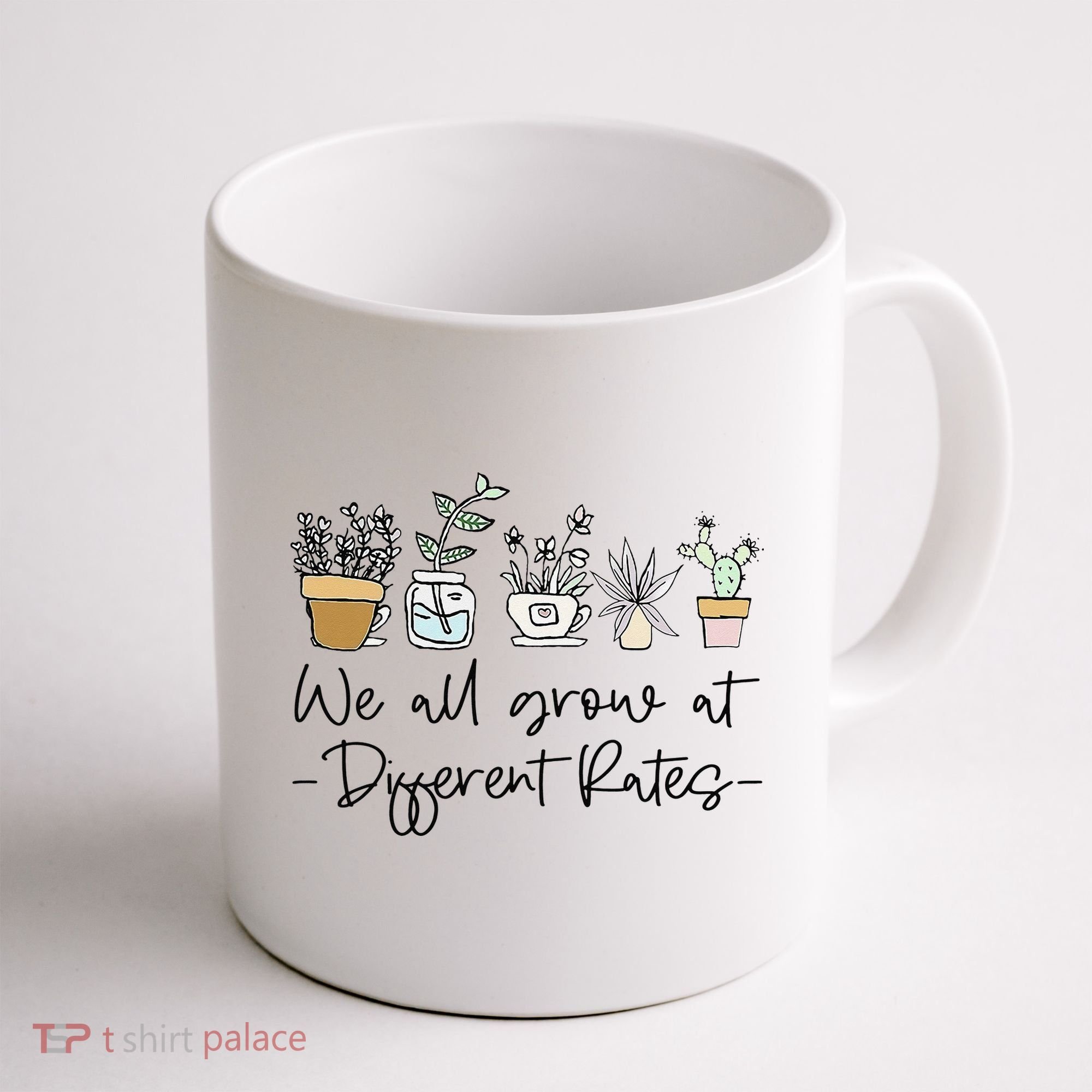 We All Grow At Different Rates Special Education Teacher Coffee Mug