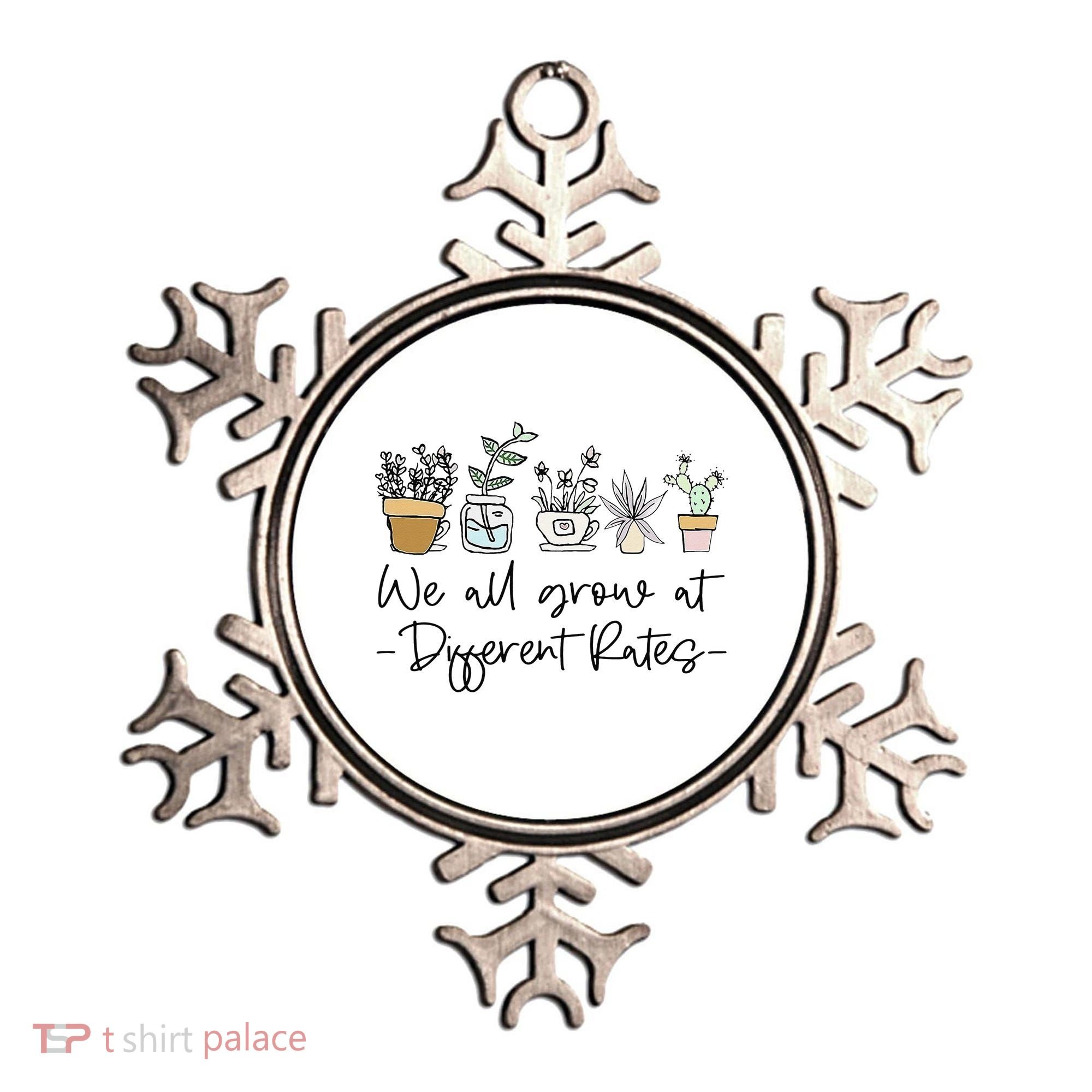 We All Grow At Different Rates Special Education Teacher Ornament